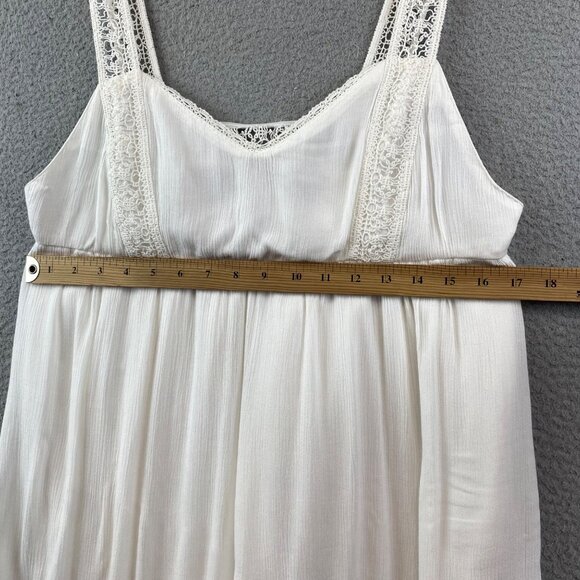 New BCBGeneration Women's Crochet Strap Open Back Short Sundress size M - Picture 9 of 14